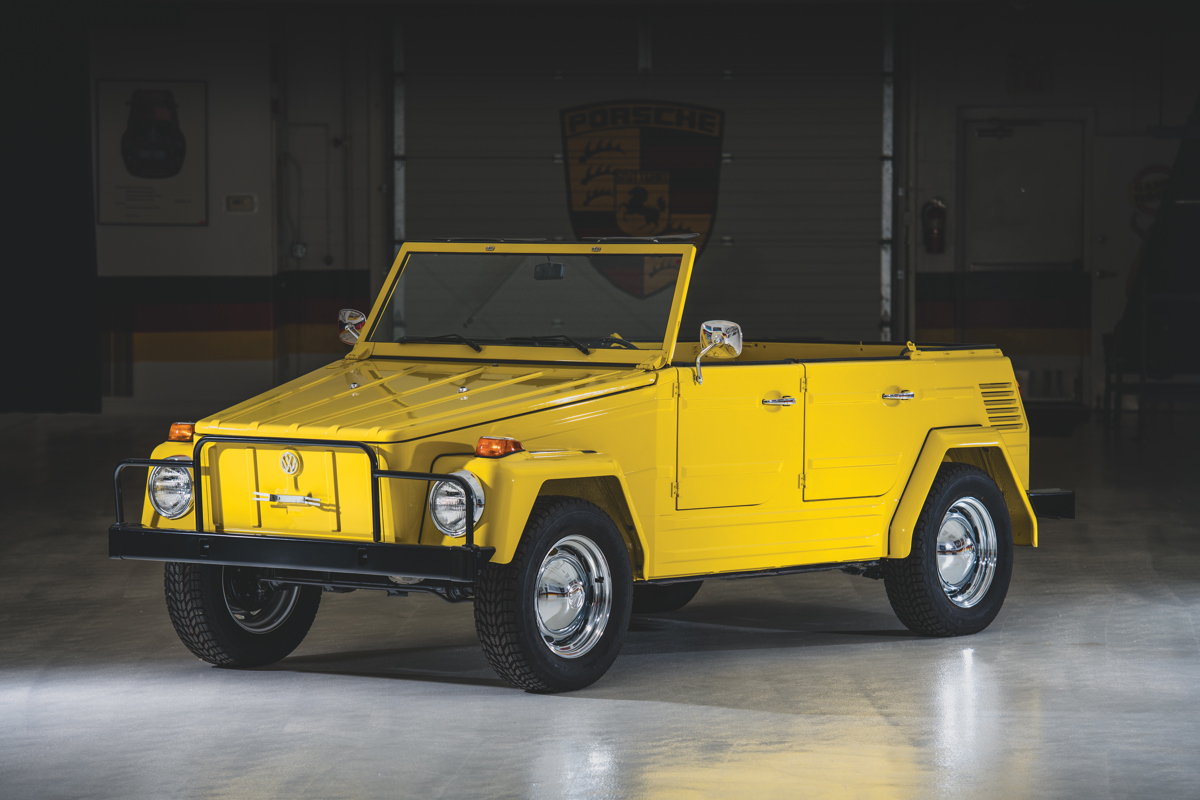 1973 Volkswagen Type 181 Safari offered at RM Sotheby’s The Taj Ma Garaj Collection live auction 2019